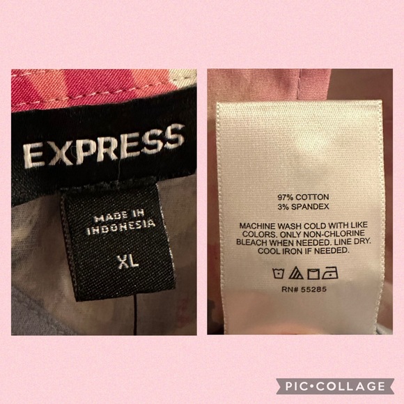 Express Puff Sleeve Tie Back Floral Top - Picture 3 of 3